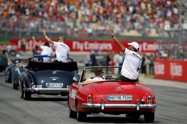 Motorsports: FIA Formula One World Championship WM Weltmeisterschaft 2018, Grand Prix of Germany, 44 Lewis Hamilton (GBR, Mercedes AMG Petronas Motorsport), Hockenheim Germany