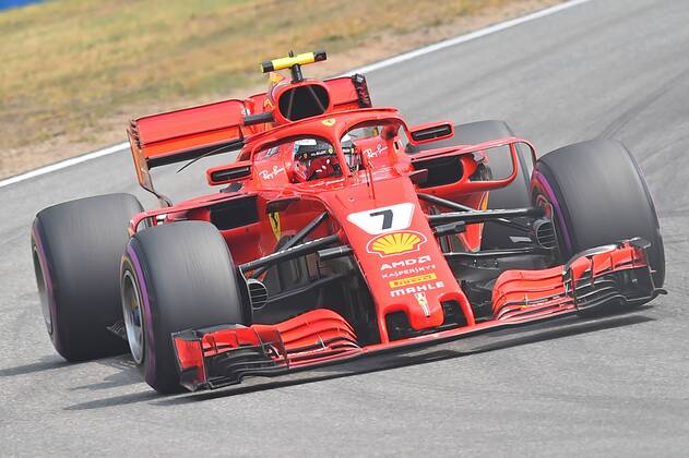 xekx 20 07 22 07 2018 FIA Formula 1 Championship Formula 1 Grand Prix Germany 2018 Pictured Kimi Raikkonen FIN 7 Scuderia Ferrari Hockenheim Germany eel-fotografie Eberhard Krieger