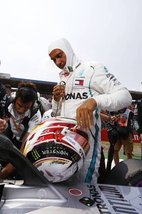 Motorsports: FIA Formula One World Championship WM Weltmeisterschaft 2018, Grand Prix of Germany, 44 Lewis Hamilton (GBR, Mercedes AMG Petronas Motorsport), Hockenheim Germany