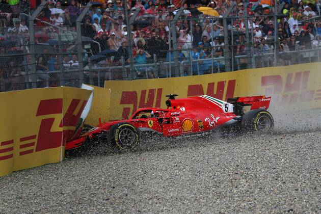Motorsports: FIA Formula One World Championship WM Weltmeisterschaft 2018, Grand Prix of Germany, 5 Sebastian Vettel (GER, Scuderia Ferrari), Hockenheim Germany