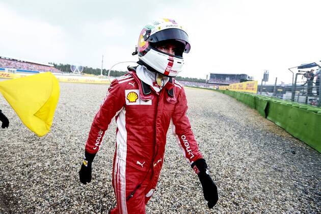 Motorsports: FIA Formula One World Championship WM Weltmeisterschaft 2018, Grand Prix of Germany, 5 Sebastian Vettel (GER, Scuderia Ferrari), Hockenheim Germany
