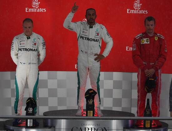 Lewis Hamilton Valtteri Bottas Mercedes Grand Prix Kimi Raiikkoenen Scuderia Ferrari formula 1 GP Germany at Hockenheim 22 07 2018 Photo mspb Jerry Andre Podium Lewis Hamilton Valtteri Bottas Mercedes Grand Prix Kimi Raikkoens formula 1 GP Germany 2018