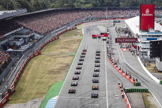 Motorsports: FIA Formula One World Championship WM Weltmeisterschaft 2018, Grand Prix of Germany, Start Hockenheim Germany