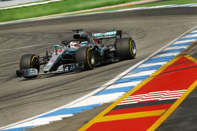 Motorsports: FIA Formula One World Championship WM Weltmeisterschaft 2018, Grand Prix of Germany, 44 Lewis Hamilton (GBR, Mercedes AMG Petronas Motorsport), Hockenheim Germany
