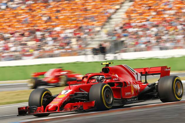 Motorsports: FIA Formula One World Championship WM Weltmeisterschaft 2018, Grand Prix of Germany, 7 Kimi Raikkonen (FIN, Scuderia Ferrari), Hockenheim Germany