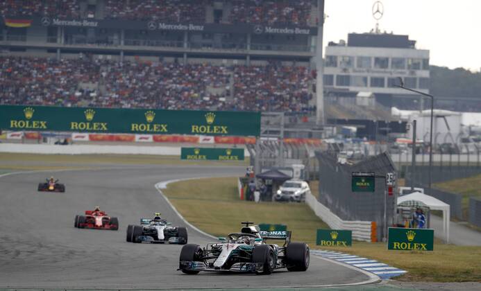 Motorsports: FIA Formula One World Championship WM Weltmeisterschaft 2018, Grand Prix of Germany, 44 Lewis Hamilton (GBR, Mercedes AMG Petronas Motorsport), Hockenheim Germany