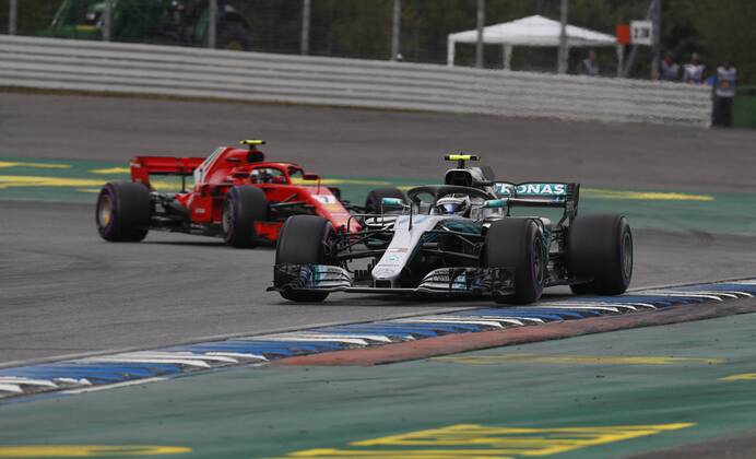 Motorsports: FIA Formula One World Championship WM Weltmeisterschaft 2018, Grand Prix of Germany, 77 Valtteri Bottas (FIN, Mercedes AMG Petronas Motorsport), Hockenheim Germany