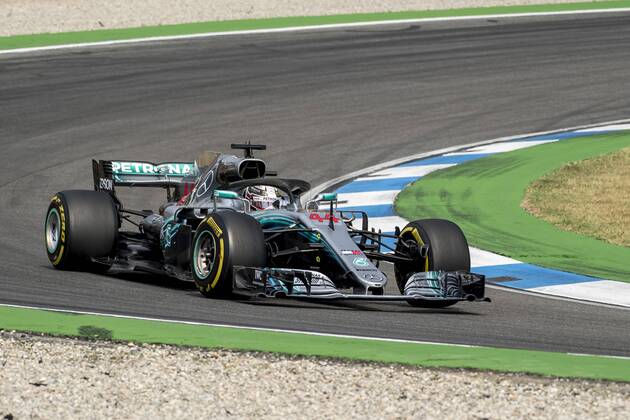 Motorsport Formula 1 Season 2018 2019 Race on Sunday 22 07 2018 at the Hockenheimring in Hockenheim Germany Lewis Hamilton Mercedes AMG Petronas drives through the Motodrom Copyright: xInderliedx