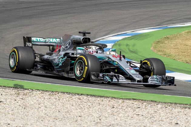 Motorsport Formula 1 Season 2018 2019 Race on Sunday 22 07 2018 at the Hockenheimring in Hockenheim Germany Lewis Hamilton Mercedes AMG Petronas drives through the Motodrom Copyright: xInderliedx