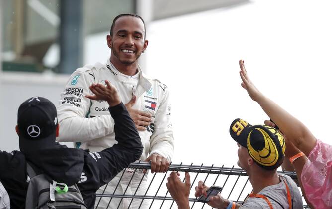Motorsports: FIA Formula One World Championship WM Weltmeisterschaft 2018, Grand Prix of Germany, 44 Lewis Hamilton (GBR, Mercedes AMG Petronas Motorsport), Hockenheim Germany