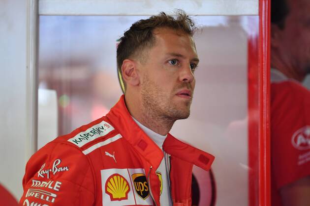 Sebastian VETTEL GER Scuderia Ferrari Action single image single image Portrait Portrait Portrait Training Formula 1 GP of GermanyGermany Hockenheimring season 2018 on 20 07 2018