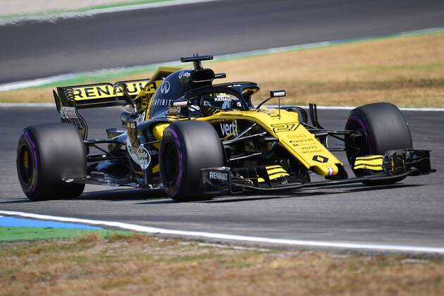 Nico HUELKENBERG HÜLKENBERG ENG Renault Sport F1 Team action in his racing car Training Formula 1 GP of GermanyGermany Hockenheimring season 2018 on 20 07 2018