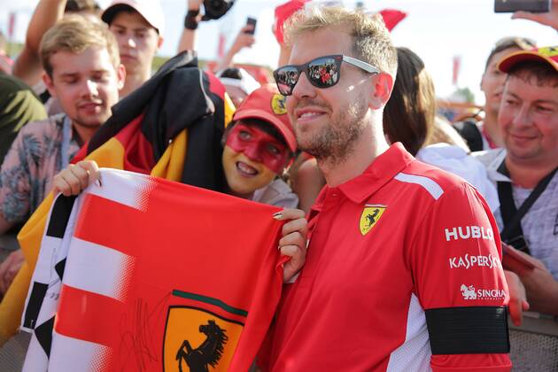 Photo4 LaPresse 26 07 2018 Budapest, Hungary Grand Prix Formula One Hungary 2018 In the pic: Sebastian Vettel (GER) Scuderia Ferrari SF71H  Copyright: xPhoto4 LaPressex