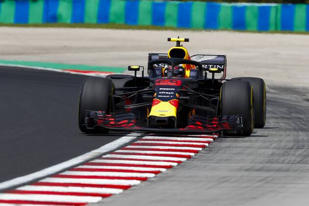 Motorsports: FIA Formula One World Championship WM Weltmeisterschaft 2018, Grand Prix of Hungary, 33 Max Verstappen (NLD, Aston Martin Red Bull Racing), Budapest Hungary
