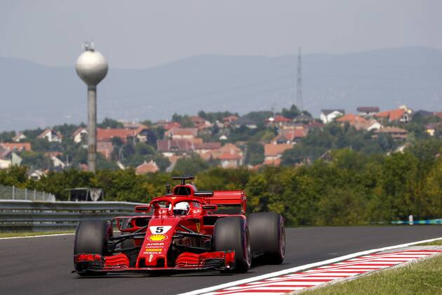 Motorsports: FIA Formula One World Championship WM Weltmeisterschaft 2018, Grand Prix of Hungary, 5 Sebastian Vettel (GER, Scuderia Ferrari), Budapest Hungary