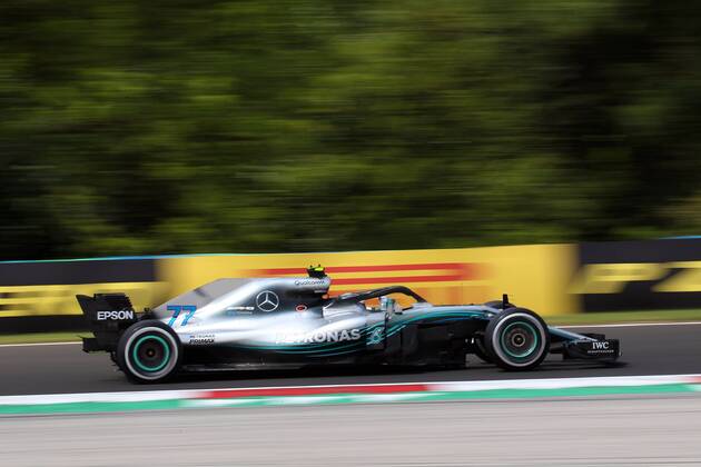 Photo4 LaPresse 27 07 2018 Budapest, Hungary Grand Prix Formula One Hungary 2018 In the pic: Valtteri Bottas (FIN) Mercedes AMG F1 W09  Copyright: xPhoto4 LaPressex