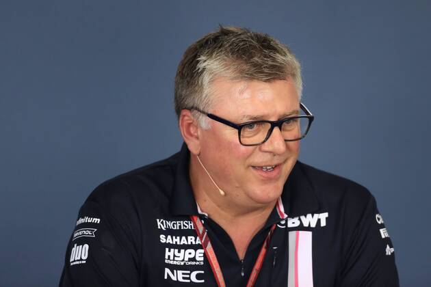 27th July 2018, Hungaroring, Mogyorod, Hungary; Hungarian Formula One Grand Prix, Friday free practice; Otmar Szafnauer Chief Operating Officer of the Sahara Force India Formula One  ActionPlus12050794 Octane