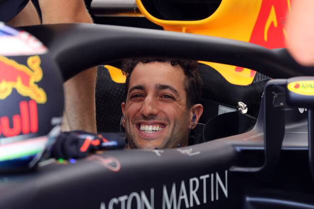Photo4 LaPresse 27 07 2018 Budapest, Hungary Grand Prix Formula One Hungary 2018 In the pic: Daniel Ricciardo (AUS) Red Bull Racing RB14  Copyright: xPhoto4 LaPressex