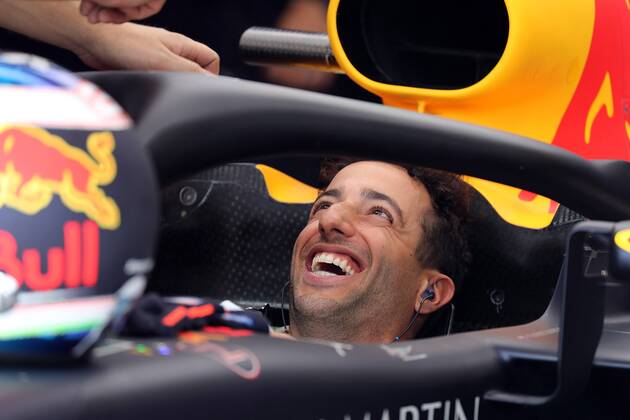 Photo4 LaPresse 27 07 2018 Budapest, Hungary Grand Prix Formula One Hungary 2018 In the pic: Daniel Ricciardo (AUS) Red Bull Racing RB14  Copyright: xPhoto4 LaPressex