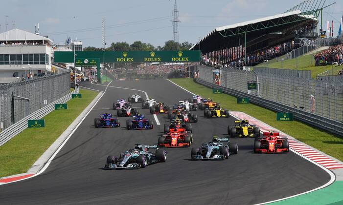 Start formula 1 GP Hungary in Budapest 29 07 2018 Photo mspb Jerry Andre Start formula 1 GP Hungary 2018