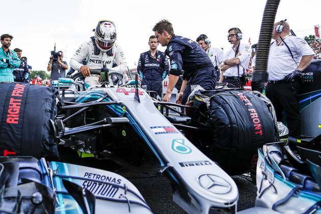 Motorsports: FIA Formula One World Championship WM Weltmeisterschaft 2018, Grand Prix of Hungary, 44 Lewis Hamilton (GBR, Mercedes AMG Petronas Motorsport), Budapest Hungary