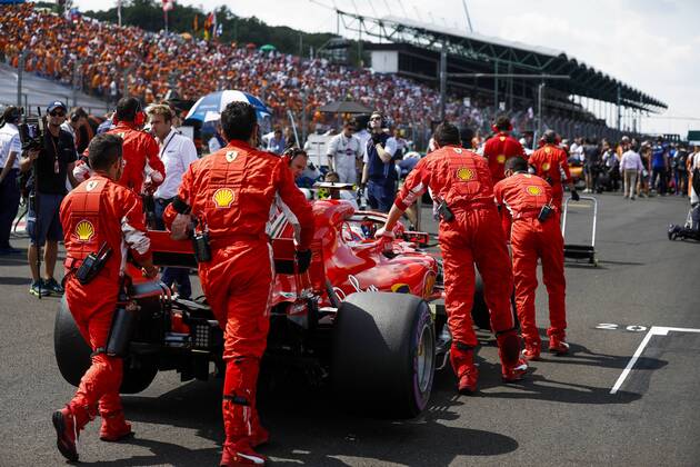 Motorsports: FIA Formula One World Championship WM Weltmeisterschaft 2018, Grand Prix of Hungary, 7 Kimi Raikkonen (FIN, Scuderia Ferrari), Budapest Hungary