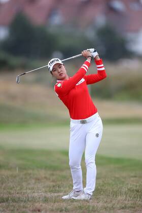 Golf - 2018 Ricoh Women™s British Open - Friday, Second Round Minjee Lee at Royal Lytham & St Annes. COLORSPORT LYNNE CAMERON 