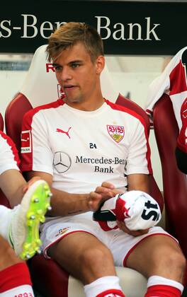 VfB Stuttgart Atletico Madrid Germany Stuttgart 05 08 2018 Football Bundesliga Season 2018 2019 Test match VfB Stuttgart Atlético Madrid Borna Sosa VfB Stuttgart