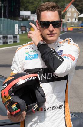 McLaren s Belgian driver Stoffel Vandoorne pictured during preparations ahead of the Spa-Francorchamps Formula One Grand Prix of Belgium race, in Spa-Francorchamps, Thursday 23 August 2018. BENOITxDOPPAGNE  x05411305x