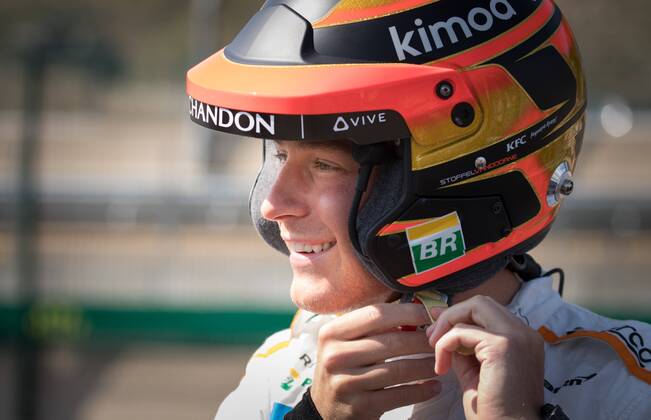 McLaren s Belgian driver Stoffel Vandoorne pictured during preparations ahead of the Spa-Francorchamps Formula One Grand Prix of Belgium race, in Spa-Francorchamps, Thursday 23 August 2018. BENOITxDOPPAGNE  x05411290x