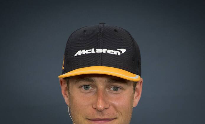 McLaren s Belgian driver Stoffel Vandoorne pictured during a press conference PK Pressekonferenz part of preparations ahead of the Spa-Francorchamps Formula One Grand Prix of Belgium race, in Spa-Francorchamps, Thursday 23 August 2018. BENOITxDOPPAGNE  x05411515x