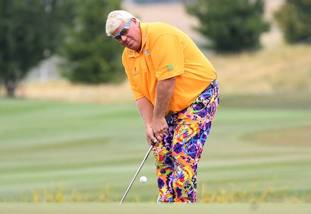 Sport Bilder des Tages Golfer John Daly in action during the Czech Masters golf tournament within the European Tour, in Vysoky Ujezd, Czech Republic, on August 24, 2018. (CTKxPhoto RomanxVondrous) CTKPhotoP201808240567001  vnd 2