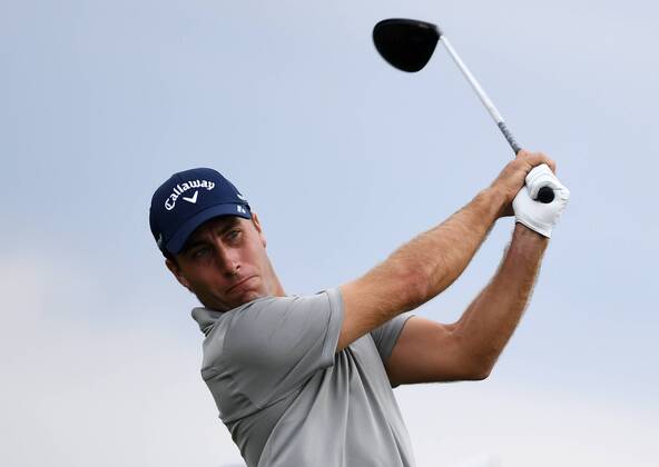 Golfer Nino Bertasio in action during the Czech Masters golf tournament within the European Tour, in Vysoky Ujezd, Czech Republic, on August 24, 2018. (CTKxPhoto RomanxVondrous) CTKPhotoP201808240587301  vnd 9
