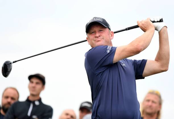 Golfer Jamie Donaldson in action during the Czech Masters golf tournament within the European Tour, in Vysoky Ujezd, Czech Republic, on August 24, 2018. (CTKxPhoto RomanxVondrous) CTKPhotoP201808240615201  vnd 13