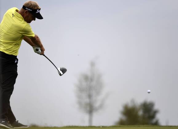 Golfer Soren Kjeldsen in action during the Czech Masters golf tournament within the European Tour, in Vysoky Ujezd, Czech Republic, on August 24, 2018. (CTKxPhoto RomanxVondrous) CTKPhotoP201808240615401  vnd 14