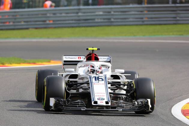 Charles Leclerc Alfa Romeo Sauber F1 Team Formula 1 GP Belgium at Spa 24 08 2018 Photo mspb Jean Petin Charles Leclerc Formula 1 GP Belgium 2018