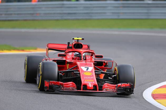 Kimi Raiikkoenen Scuderia Ferrari Formula 1 GP Belgium at Spa 24 08 2018 Photo mspb Jean Petin Kimi Raikkoenen formula 1 GP Belgium 2018