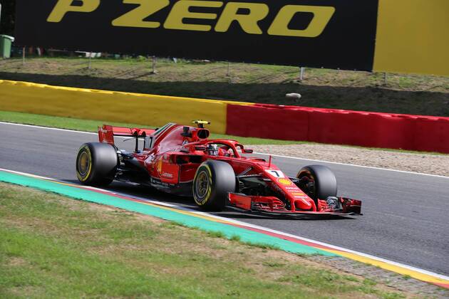Kimi Raiikkoenen Scuderia Ferrari Formula 1 GP Belgium at Spa 24 08 2018 Photo mspb Jean Petin Kimi Raikkoenen formula 1 GP Belgium 2018
