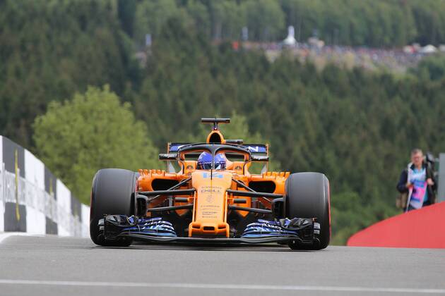 Fernando Alonso McLaren Renault formula 1 GP Belgium at Spa 24 08 2018 Photo mspb Jean Petin Fernando Alonso formula 1 GP Belgium 2018