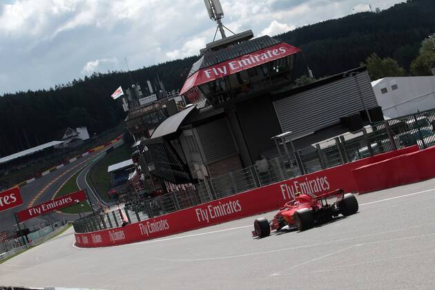 Photo4 LaPresse 25 08 2018 Spa - Francorchamps, Belgium Grand Prix Formula One Belgium 2018 In the pic: Kimi Raikkonen (FIN) Scuderia Ferrari SF71H  Copyright: xPhoto4 LaPressex