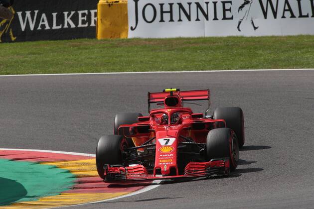 Photo4 LaPresse 25 08 2018 Spa - Francorchamps, Belgium Grand Prix Formula One Belgium 2018 In the pic: Kimi Raikkonen (FIN) Scuderia Ferrari SF71H  Copyright: xPhoto4 LaPressex
