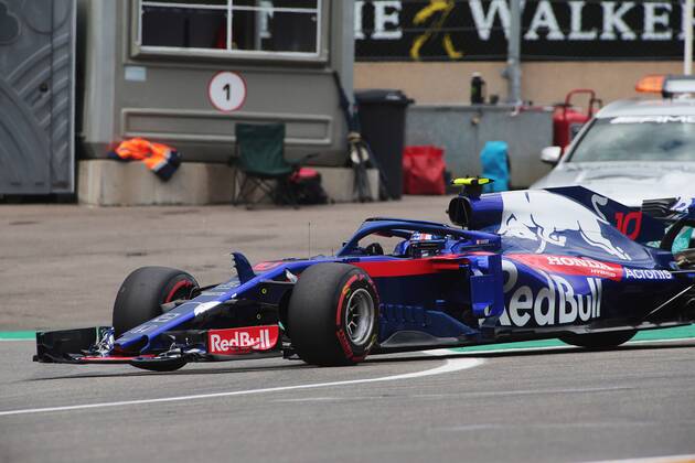 Photo4 LaPresse 25 08 2018 Spa - Francorchamps, Belgium Grand Prix Formula One Belgium 2018 In the pic: Pierre Gasly (FRA) Scuderia Toro Rosso STR13  Copyright: xPhoto4 LaPressex