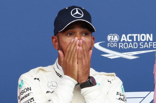 Mercedes British driver Lewis Hamilton pictured during the qualifications ahead of the Spa-Francorchamps Formula One Grand Prix of Belgium race, in Spa-Francorchamps, Saturday 25 August 2018. BENOITxDOPPAGNE  x05413341x