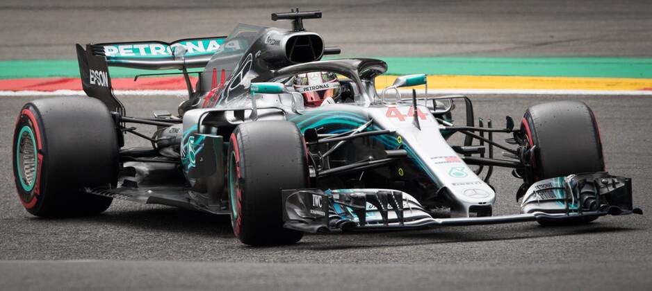 Mercedes British driver Lewis Hamilton pictured during the qualifications ahead of the Spa-Francorchamps Formula One Grand Prix of Belgium race, in Spa-Francorchamps, Saturday 25 August 2018. BENOITxDOPPAGNE  x05413376x