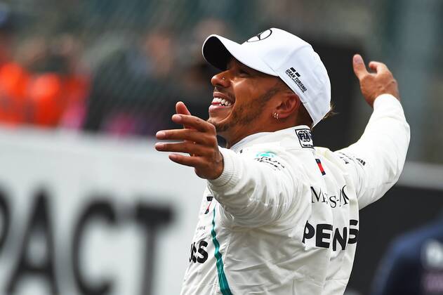 xekx 24 08 26 08 2018 FIA Formula 1 Championship Grand Prix of Belgium 2018 Grand Prix Belgium GP Belgian Pictured Pole Position 1 Place Lewis Hamilton GBR 44 Mercedes AMG Petronas Motorsport Spa Francochamps Belgium eel-fotografie Eberhard Krieger
