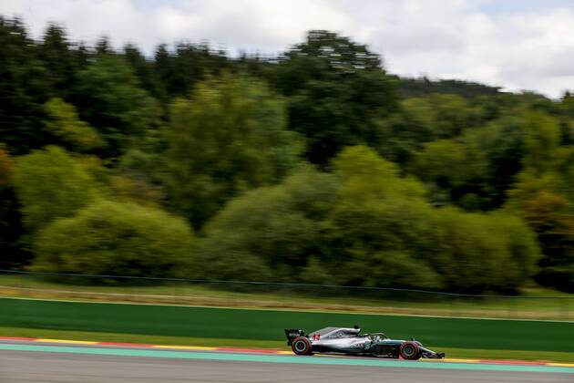 Motorsports: FIA Formula One World Championship WM Weltmeisterschaft 2018, Grand Prix of Belgium, 44 Lewis Hamilton (GBR, Mercedes AMG Petronas Motorsport), Spa-Francorchamps Belgium