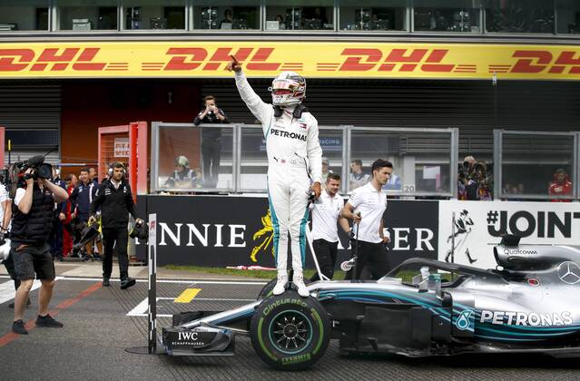 Motorsports: FIA Formula One World Championship WM Weltmeisterschaft 2018, Grand Prix of Belgium, 44 Lewis Hamilton (GBR, Mercedes AMG Petronas Motorsport), Spa-Francorchamps Belgium