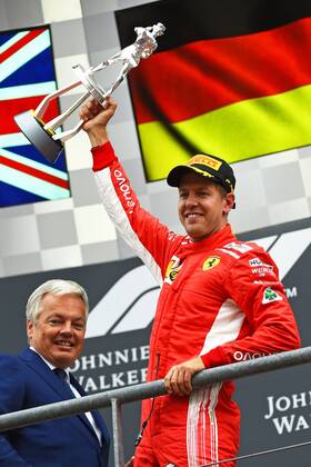 xekx 24 08 26 08 2018 FIA Formula 1 Championship Grand Prix of Belgium 2018 Grand Prix Belgium GP Belgian Pictured winner 1 place Sebastian Vettel GER 5 Scuderia Ferrari Spa Francochamps Belgium eel-fotografie Eberhard Krieger