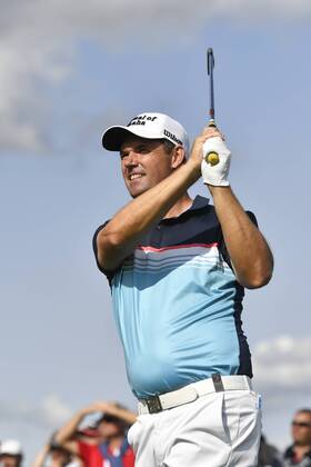 Golfer PADRAIG HARRINGTON of Ireland in action during the Czech Masters golf tournament within the European Tour, in Vysoky Ujezd, Czech Republic, on August 26, 2018. (CTKxPhoto MichalxKamaryt) CTKPhotoP201808260520901  kmt 13
