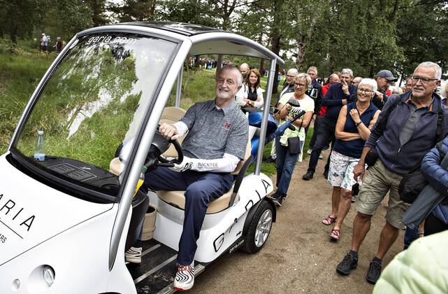 Lars Larsen ses her ude paa Pro Am runden dagen foer starten paa golfturneringen Made in Denmark paa Silkeborg Golf Klub , onsdag 29. august 2018.. , Silkeborg Jylland Denmark  Copyright: HenningxBagger HenningxBaggerx COP116 spdk20180829-135915-L